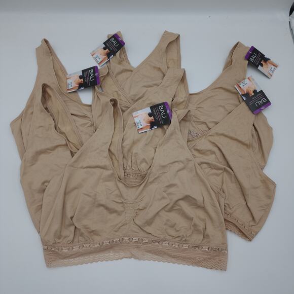 Bali Comfort Revolution Microfiber Crop Top Bundle of Five Size 2X - Picture 1 of 8